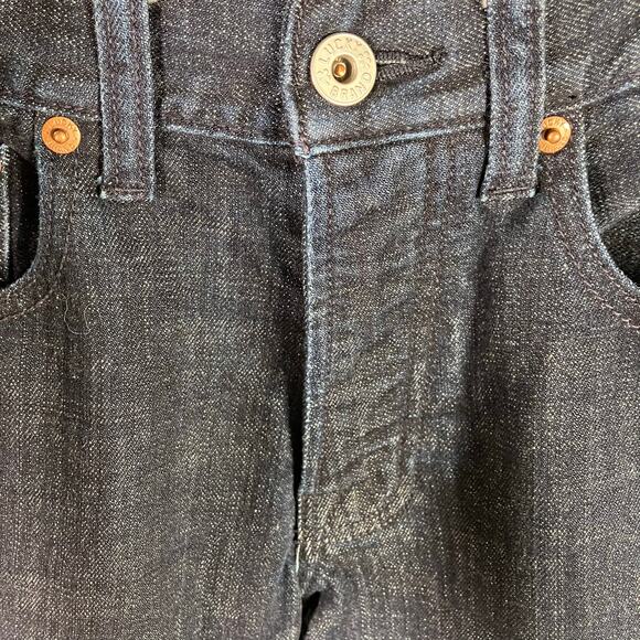 Lucky Brand 121 Heritage Slim Jeans Mens 28x32 Dark Wash Denim Mid Rise - Picture 10 of 16